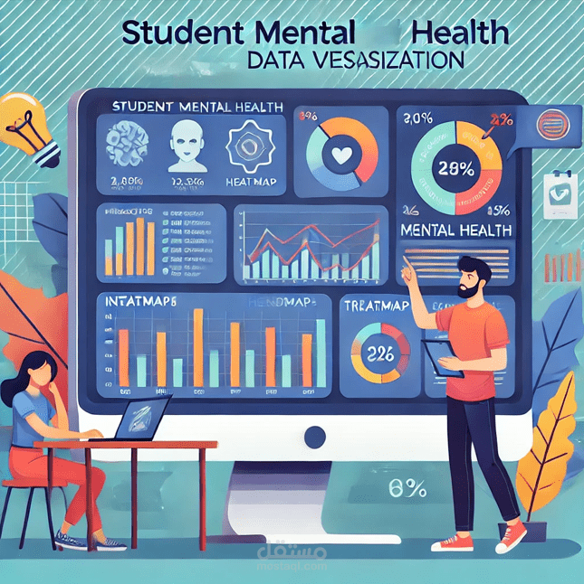 تحليل بيانات الصحة النفسية للطلاب باستخدام SQL