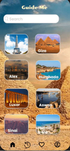 تطبيق "Guide Me" — دليلك السياحي الذكي لاكتشاف معالم مصر