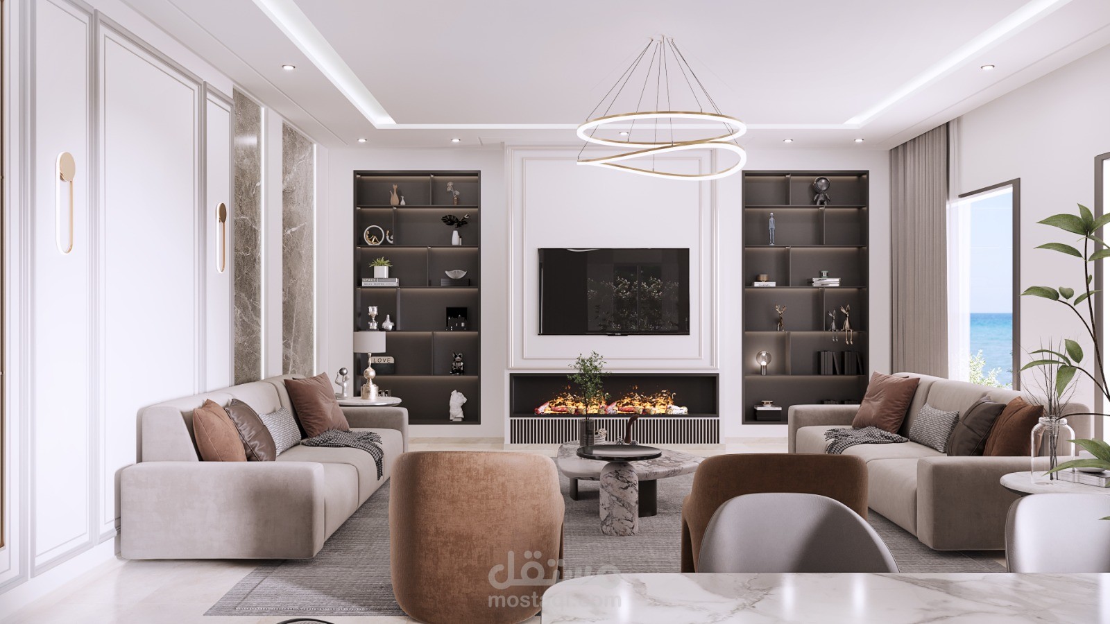 تصميم ديكور داخلي لأي فراغ بأفكار مميزة