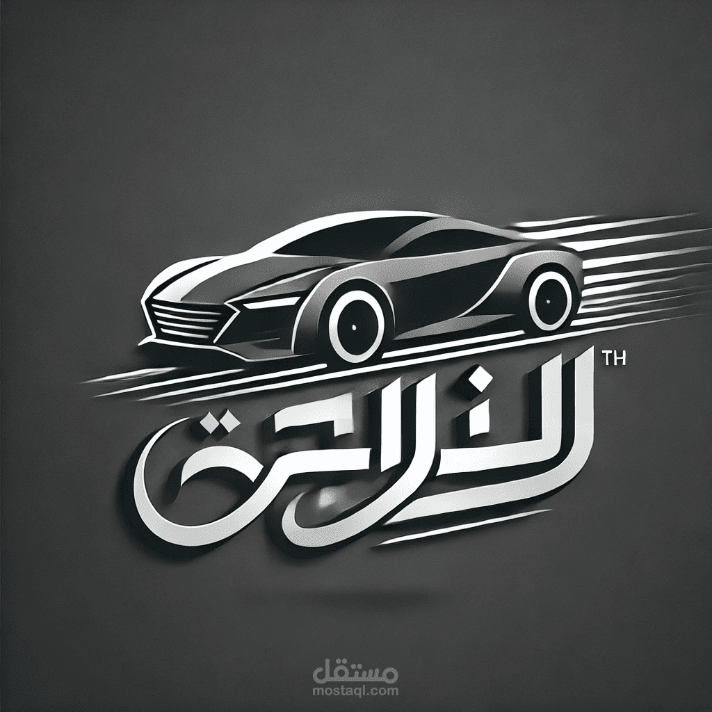 تصميم لمعرض سيارات بشكل بسيط