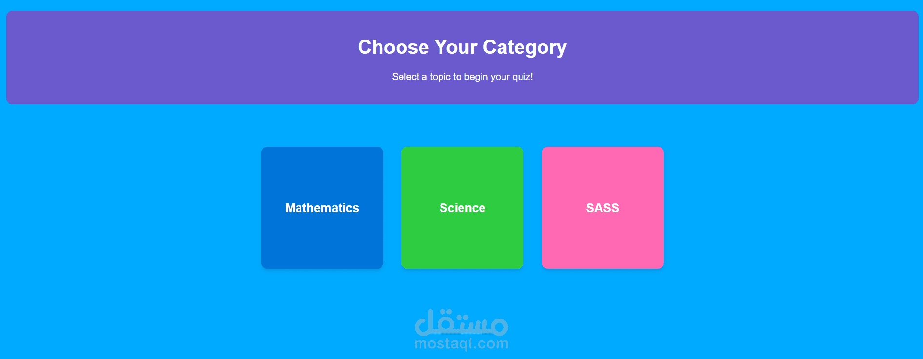 quiz app