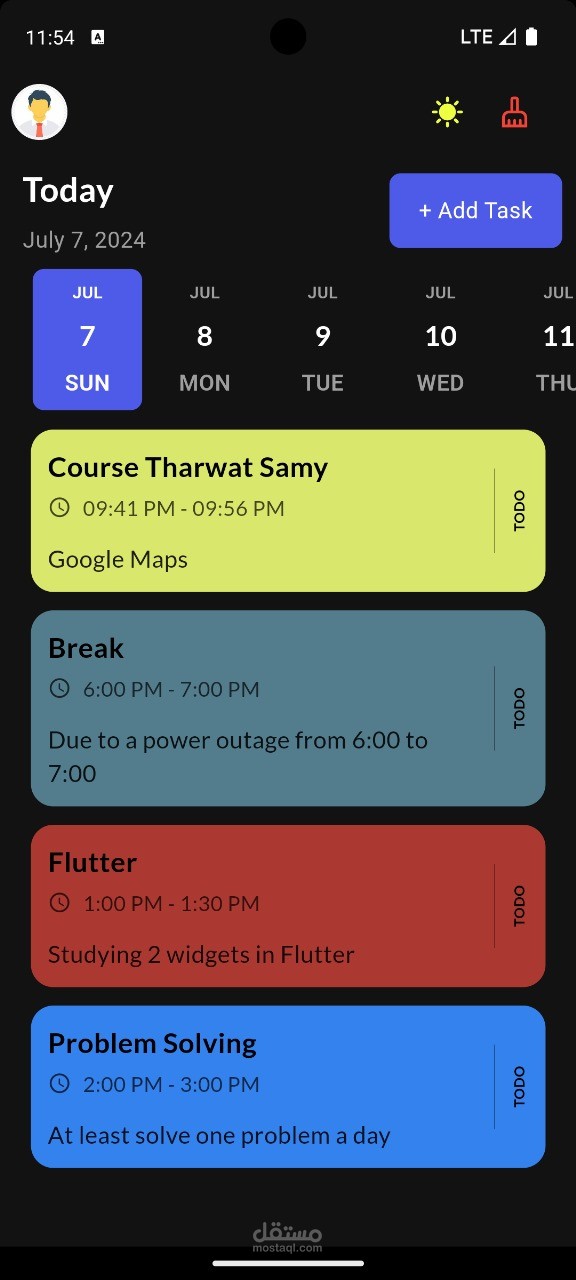 Todo List App - Task Management & Scheduling