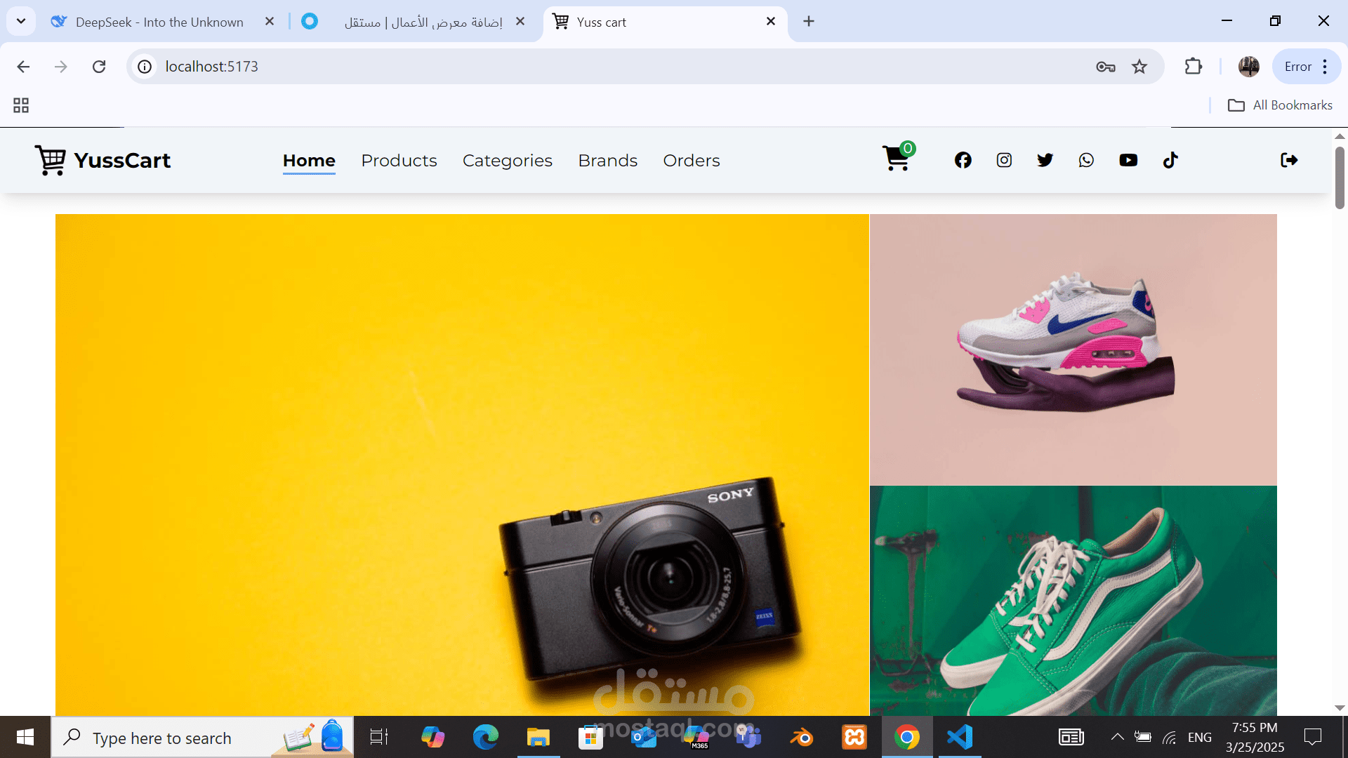 ecommerce website
