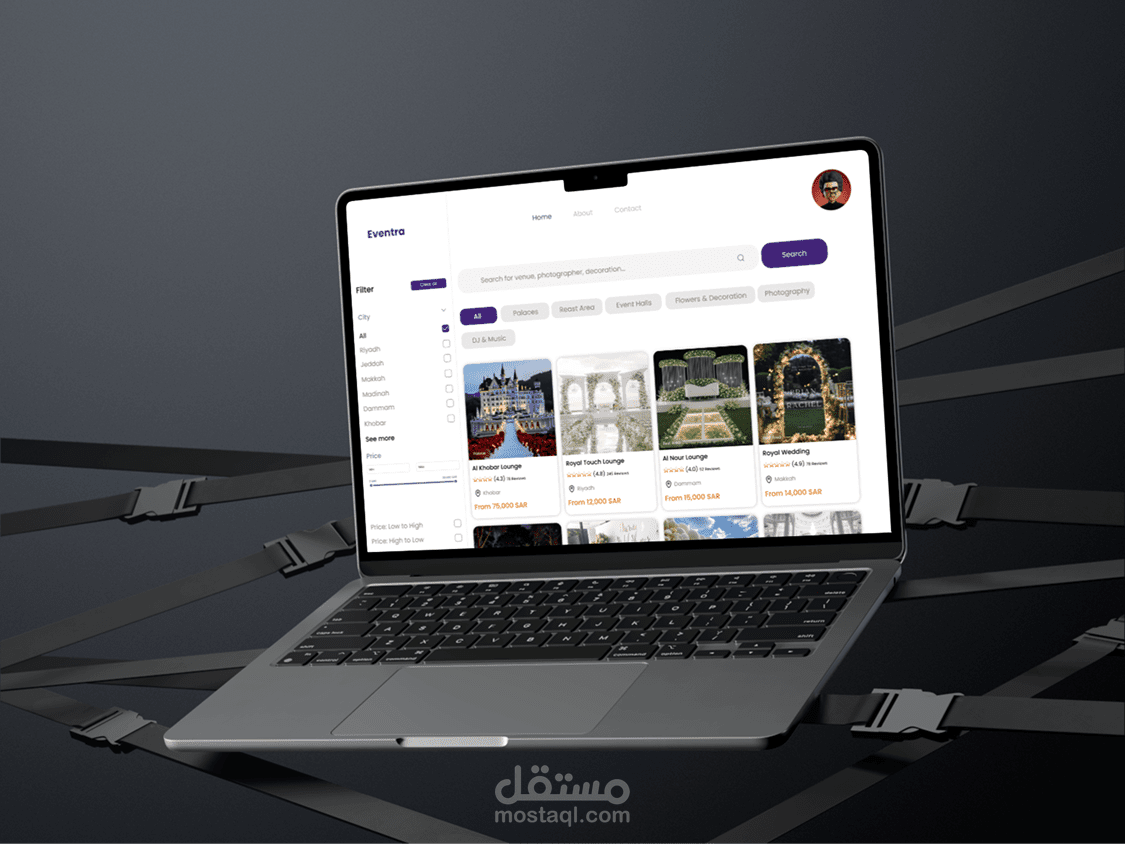Eventra Website