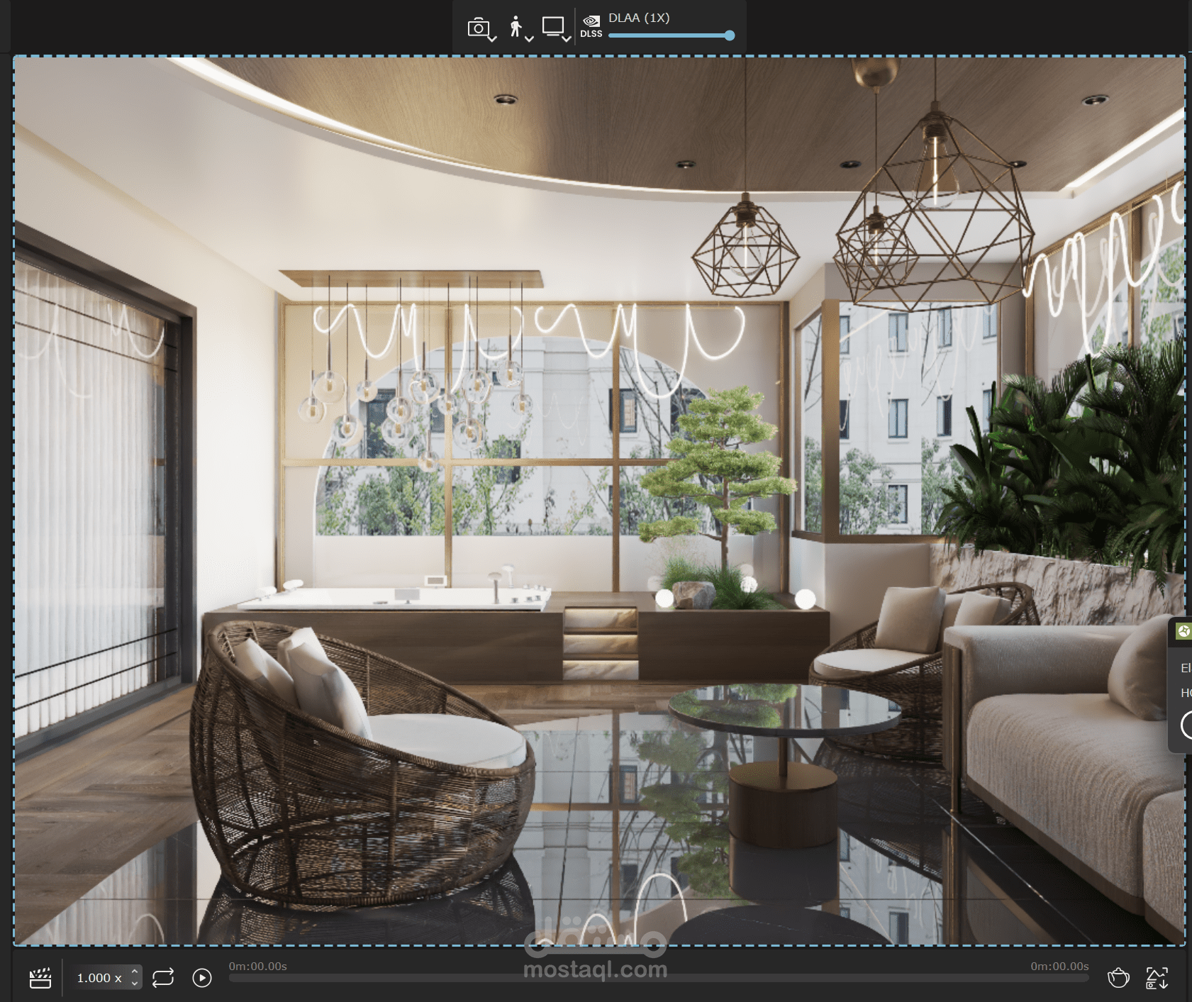 تراس غرفة نوم ماستر