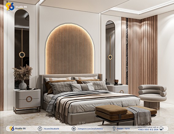تصميم فراغ ماستر (غرفة نوم اهل) - المملكة العربية السعودية