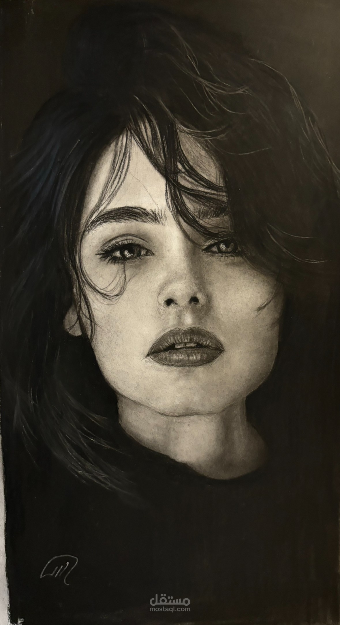 رسم بورتريه بالرصاص