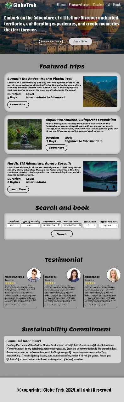 Travel Website