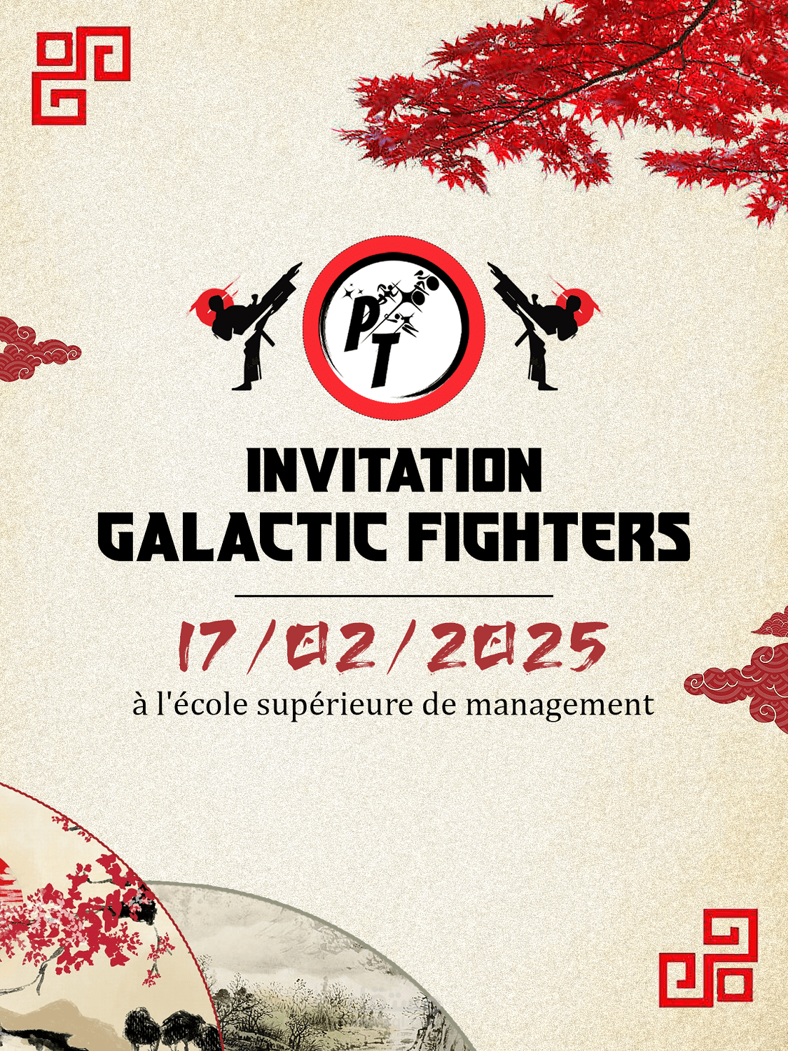 Invitation for pt stars club to an event