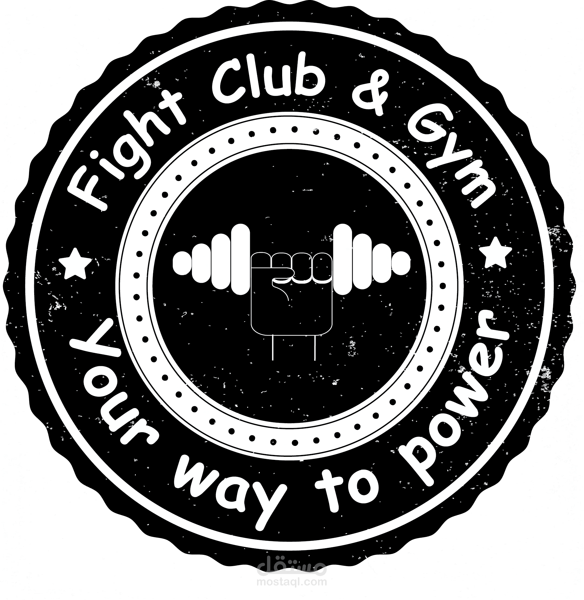 لوجو خاص بجيم FIGHT CLUB