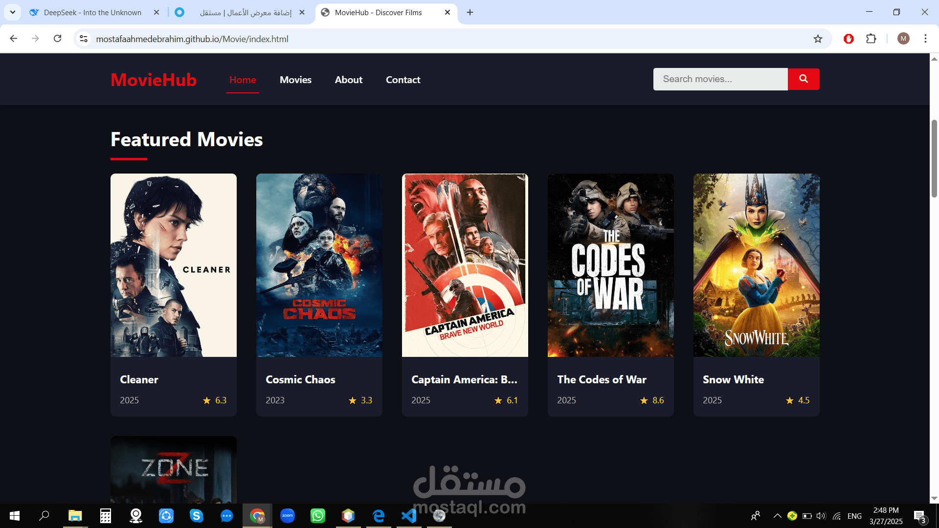 Movie website