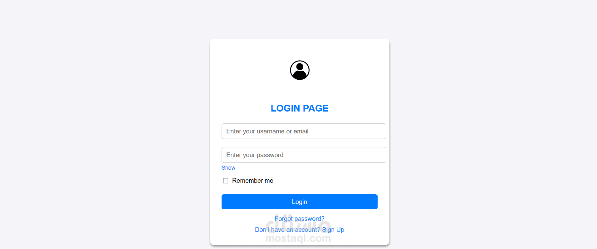 LoginPage