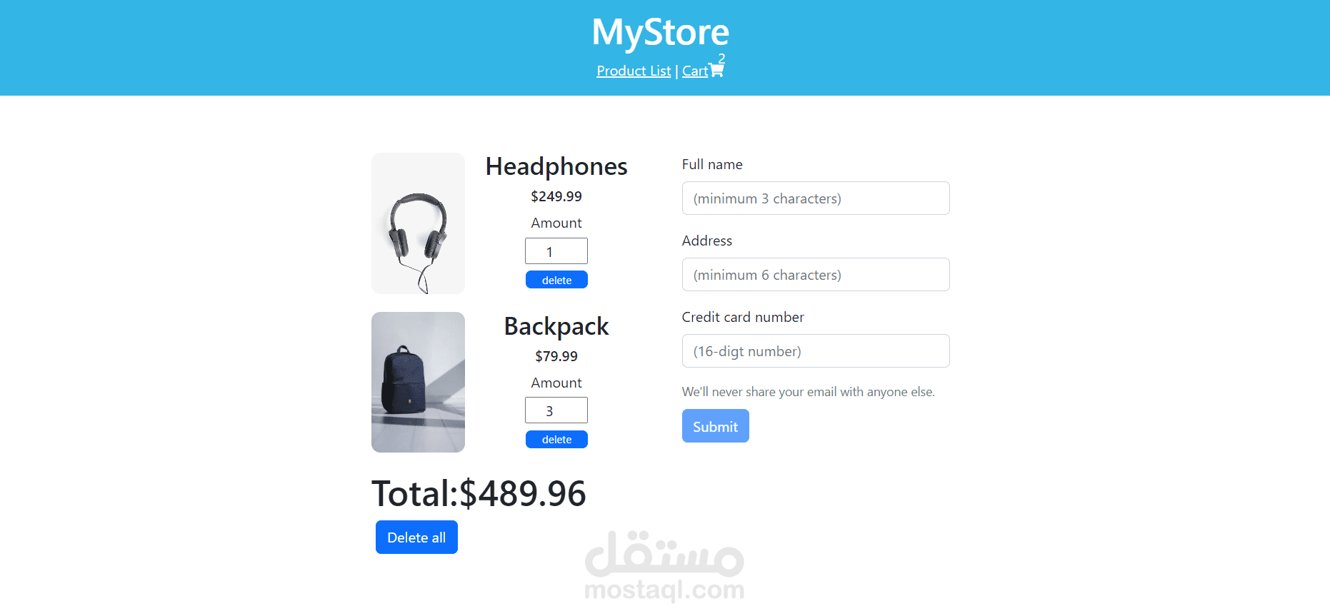 My Store