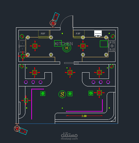 MEP Drawings – Restaurant in Jeddah