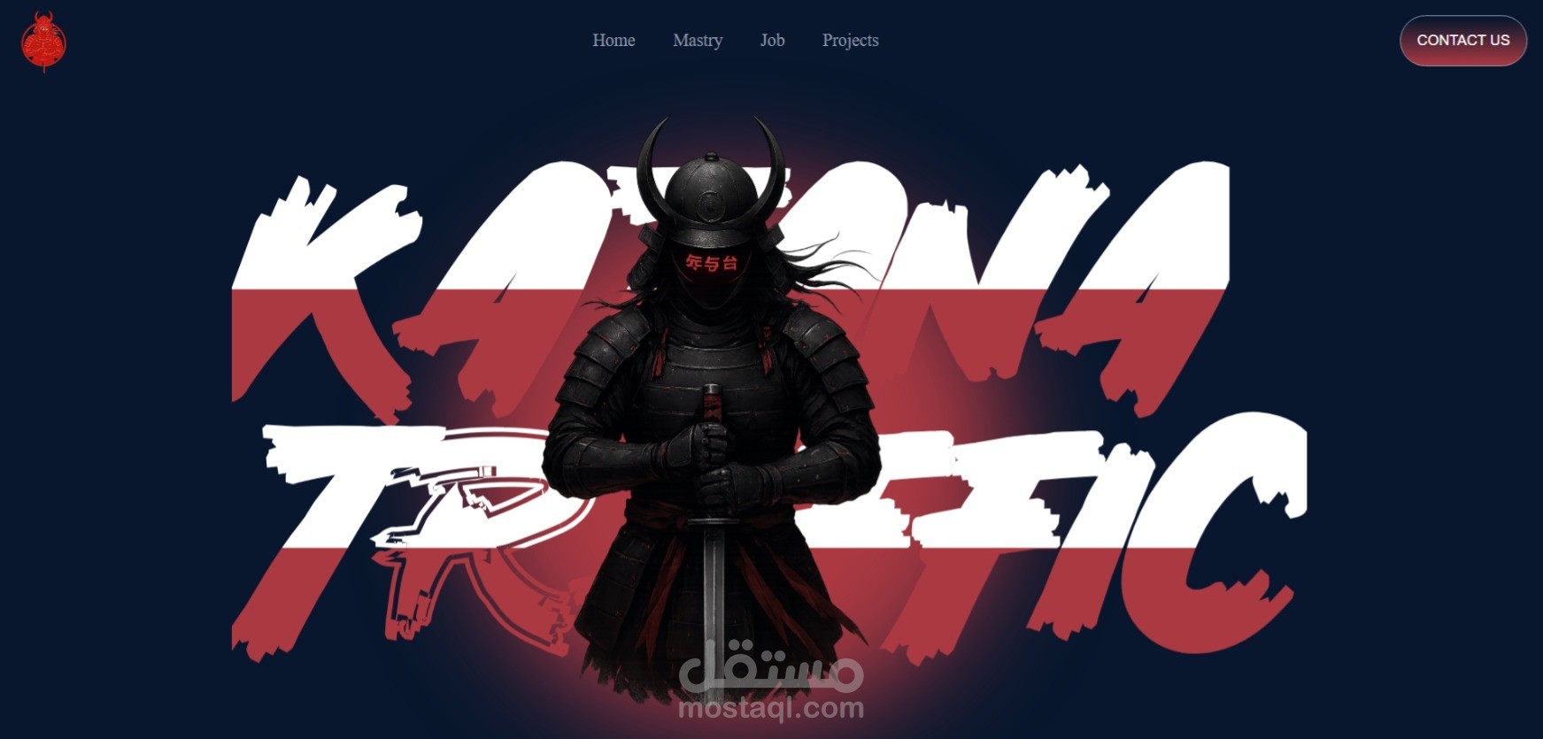 تصميم واجهة ملف شخصي (Portfolio)