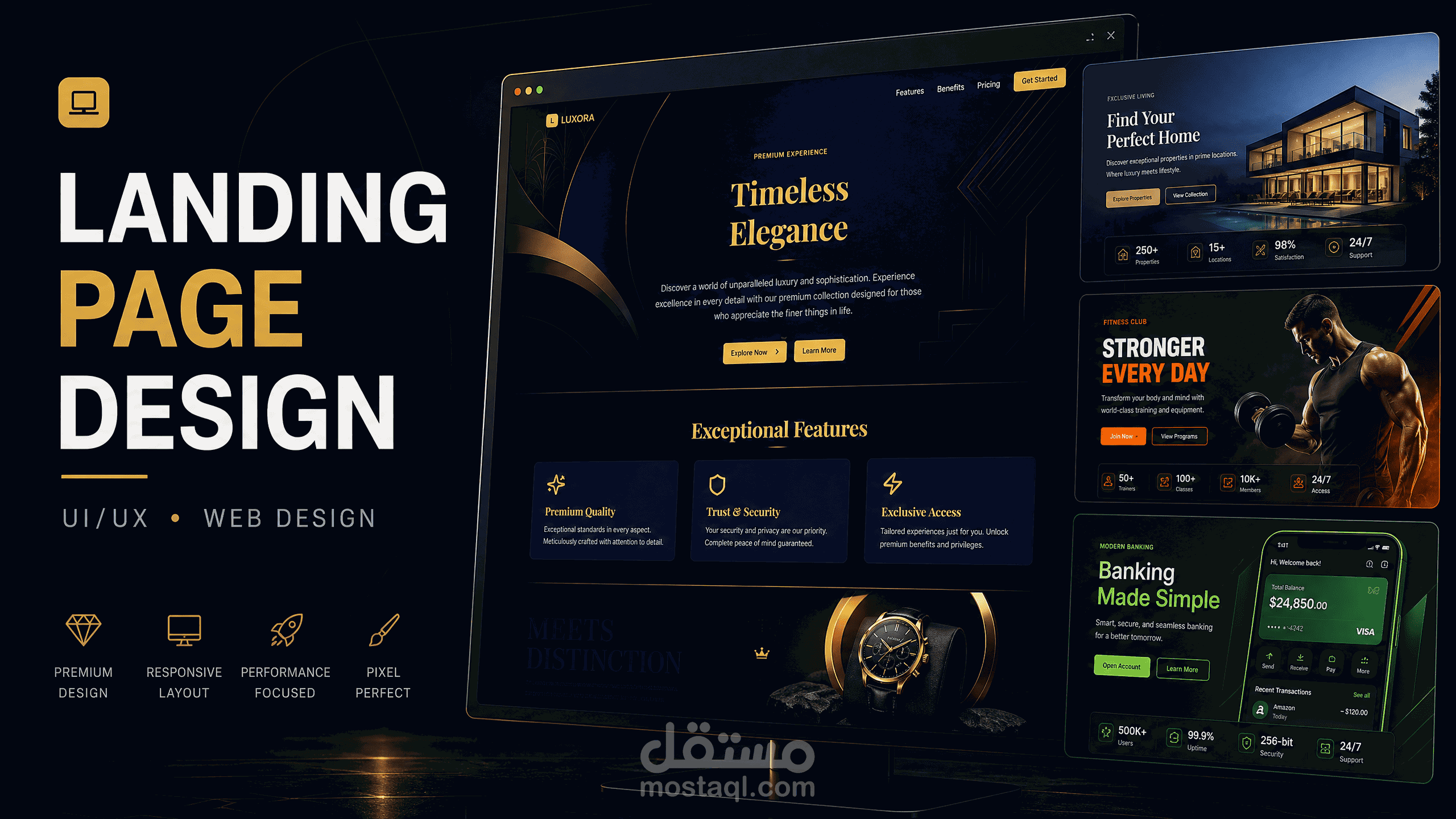 تصميم صفحات هبوط تعكس قوة علامتك