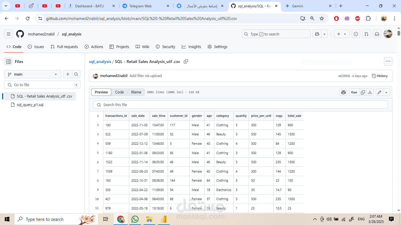 sql project