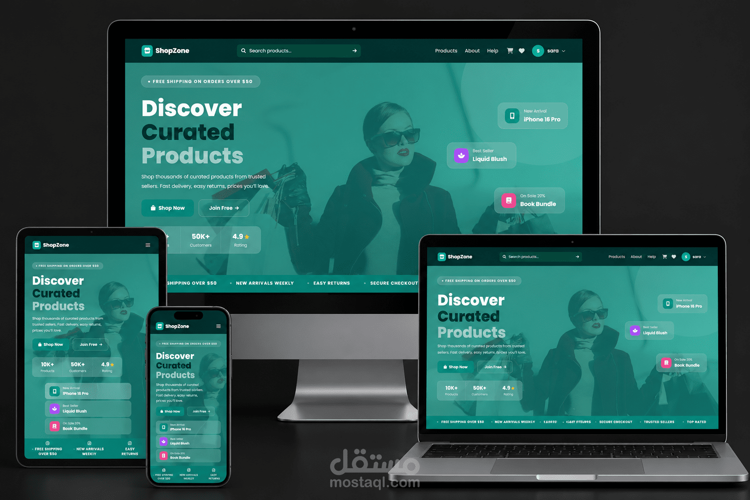 Full-Stack Ecommerce Platform (Next.js + Node.js)