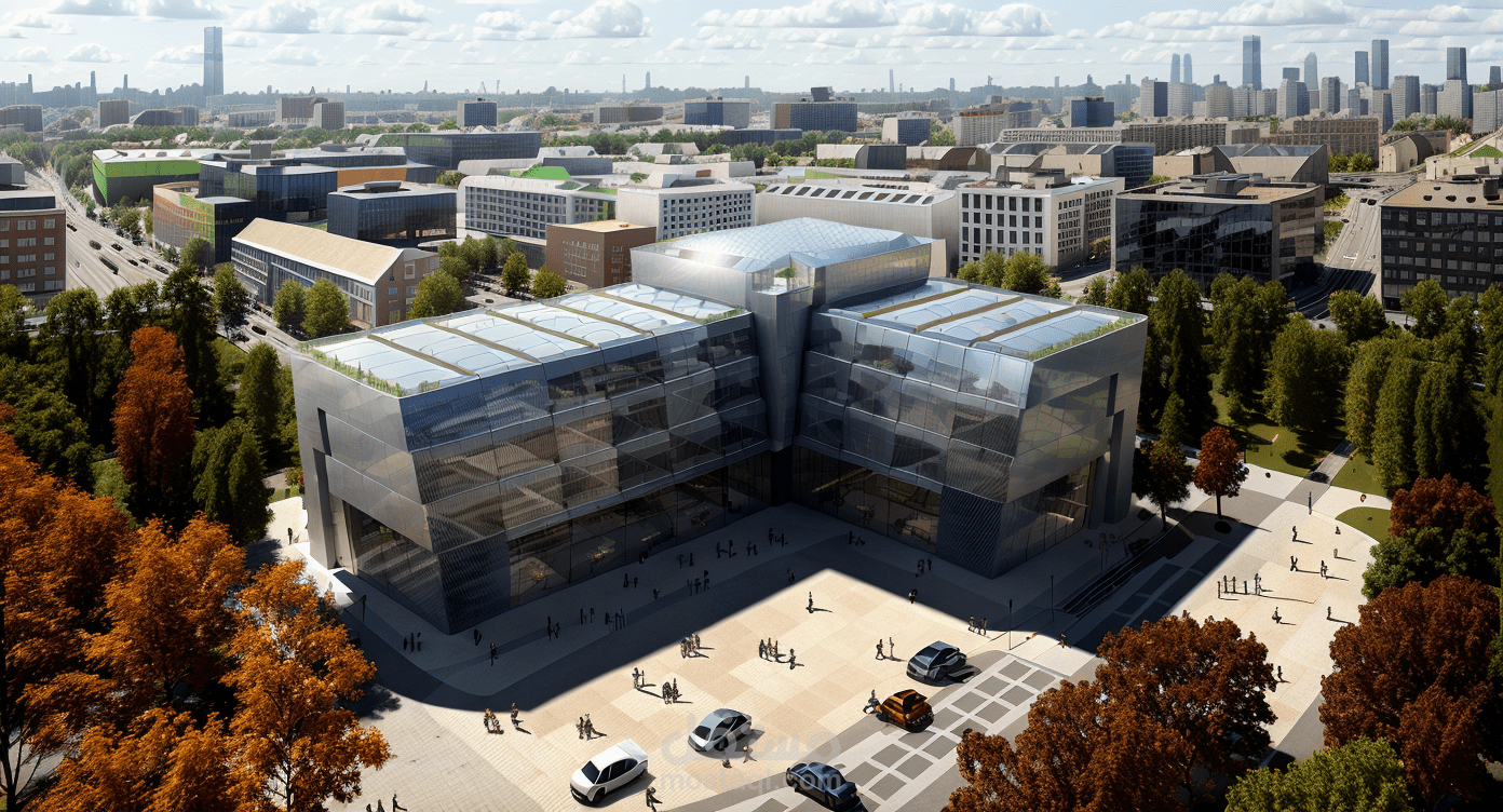 تصميم مقترح  لفندق حديث