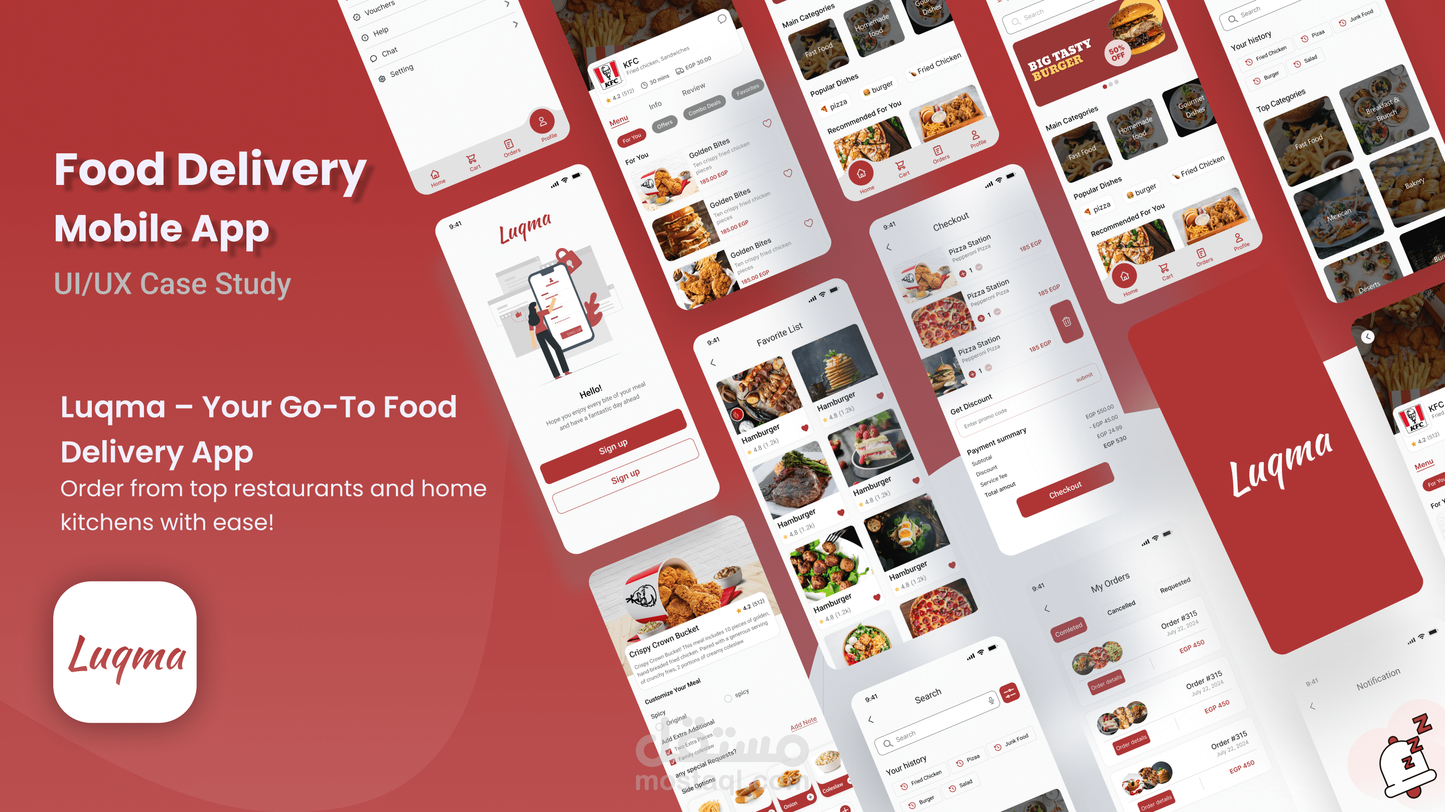 Luqma | Food Delivery App | Case Study