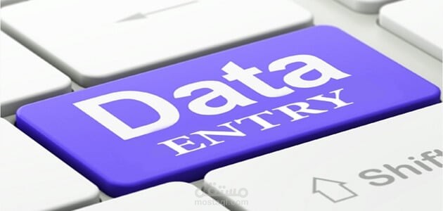 ادخال البيانات وكتابة المنتجات