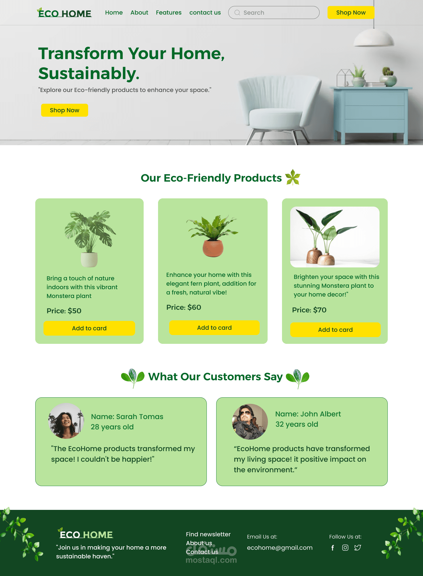 Landing Page