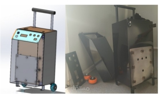 تصميم وتصنيع جهاز إزالة الكربون (Decalamination Machine)