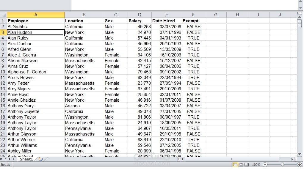 تحويل من PDF الي بيانات Excel بالانجليزية