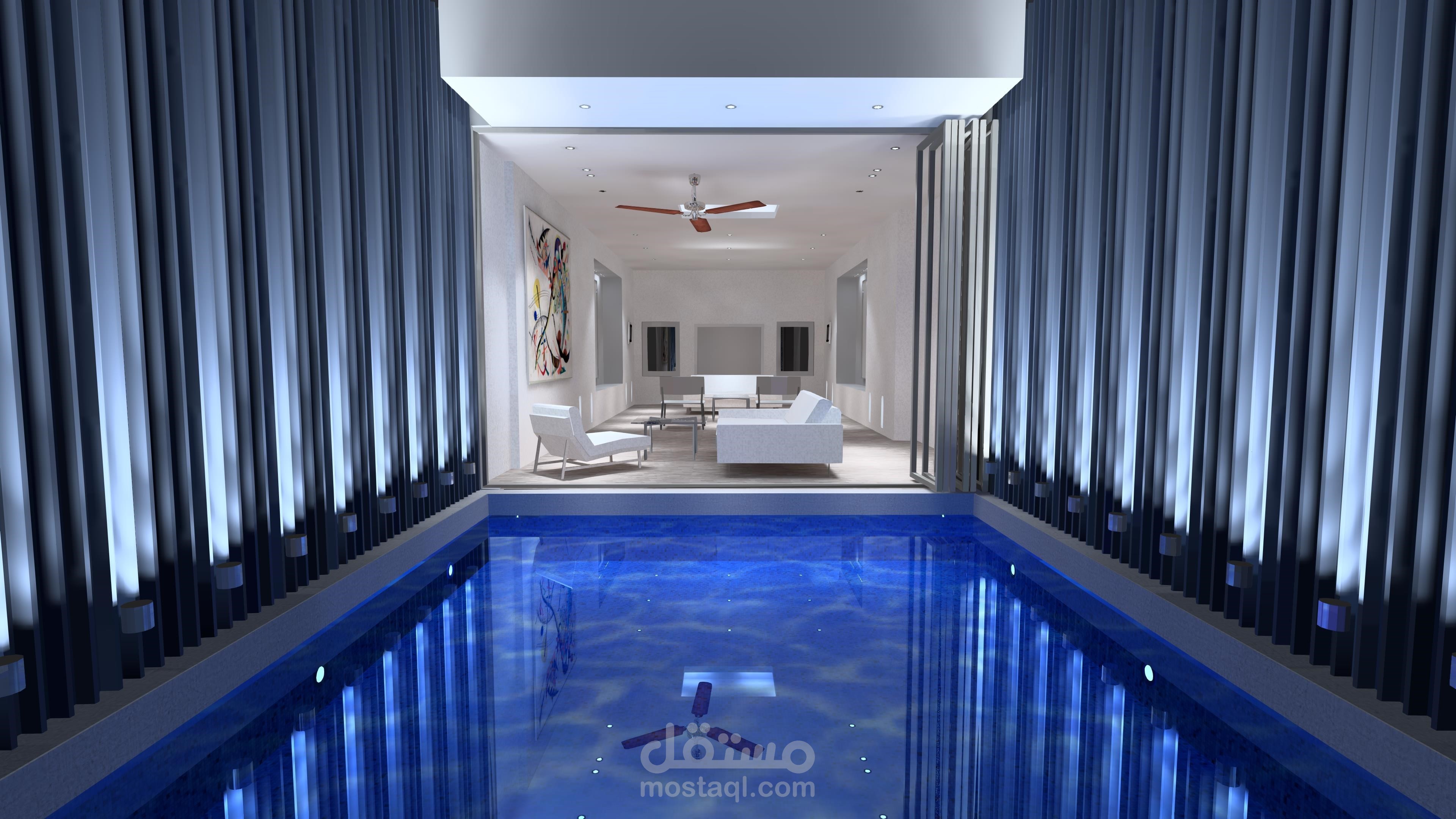 نظام اضاءه كامل ل villa باستخدام dialuxevo