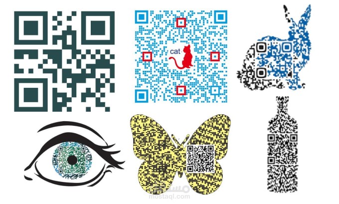 عمل ال QR Code لاى شىء