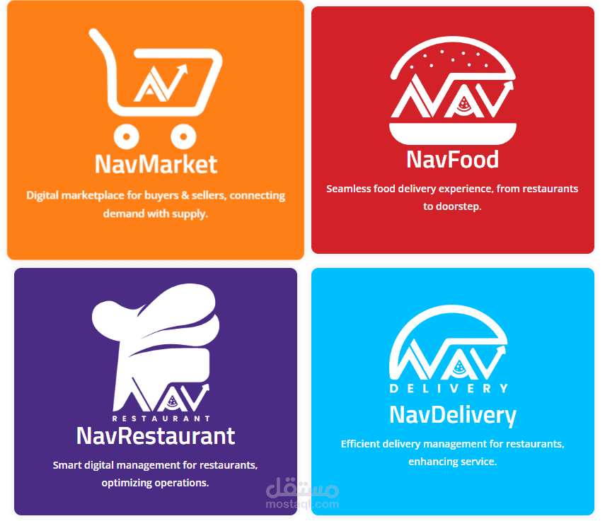منظومة NavBrand – منصة سوق رقمي وتوصيل متكاملة