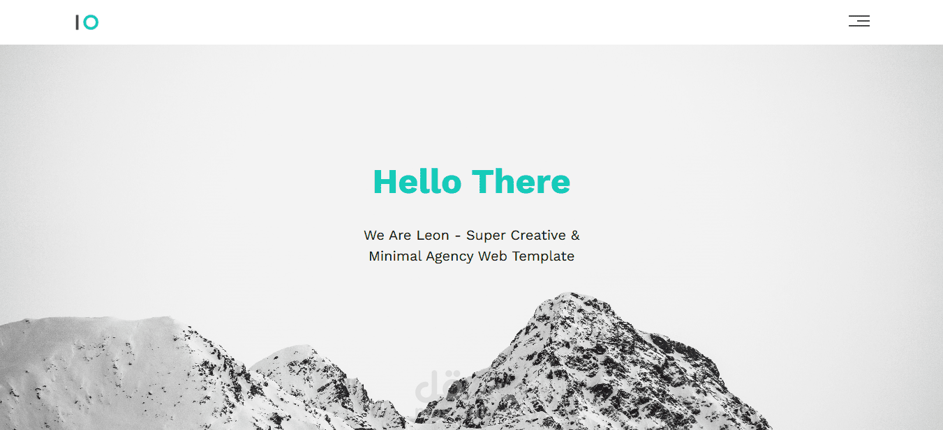 "Leon – قالب ويب لوكالة تصميم احترافية بلمسة عصرية"