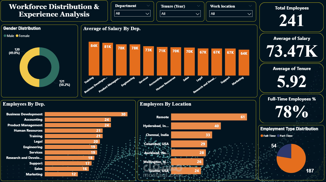 Workforce Distribution Experience Analysis
