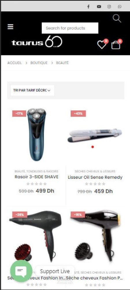 تطبيق Taurus Maroc – تسوق الأجهزة المنزلية بسهولة