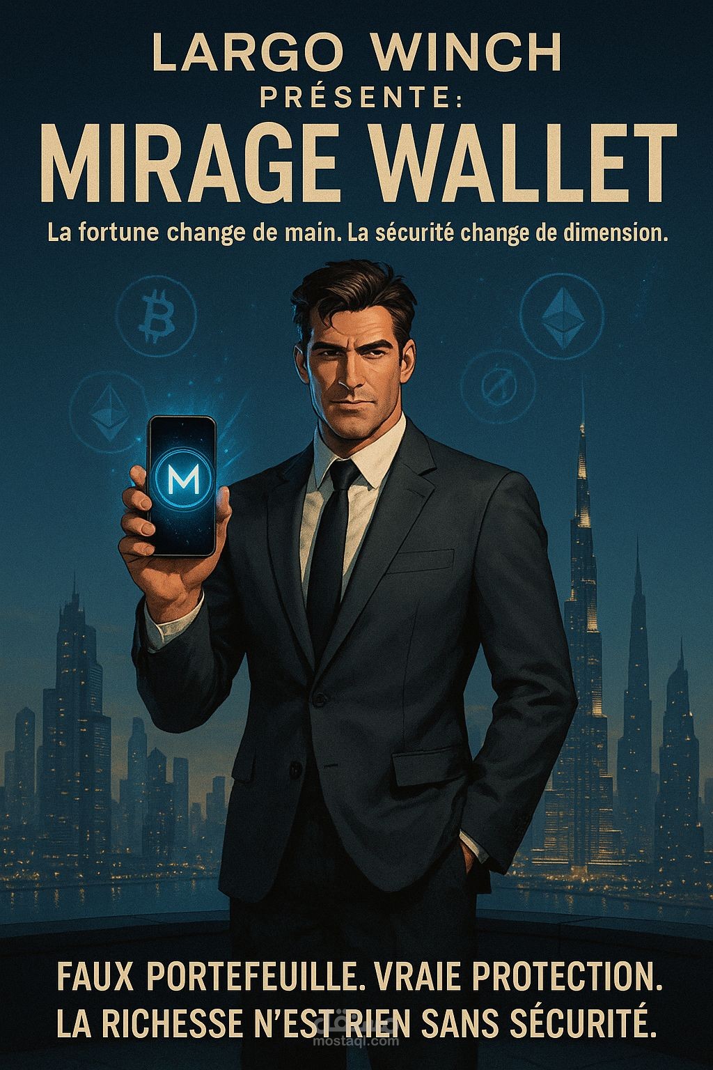 Mirage Wallet – محفظة رقمية آمنة للعملات المشفرة