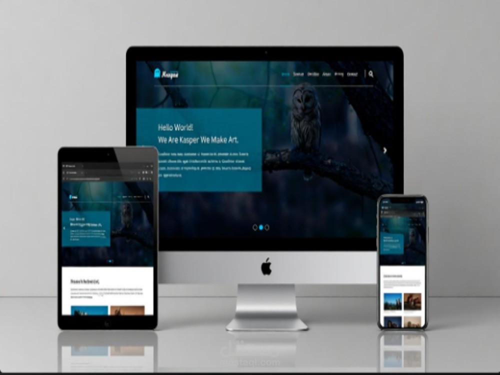 Kasper – صفحة واحدة احترافي لوكالة رقمية / Creative Agency One-Page Template