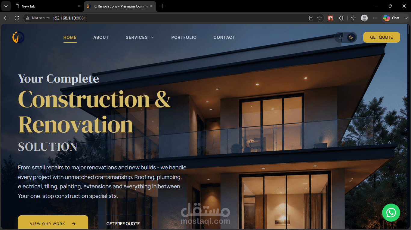 IC Renovations – Premium Construction & Renovation Company Website