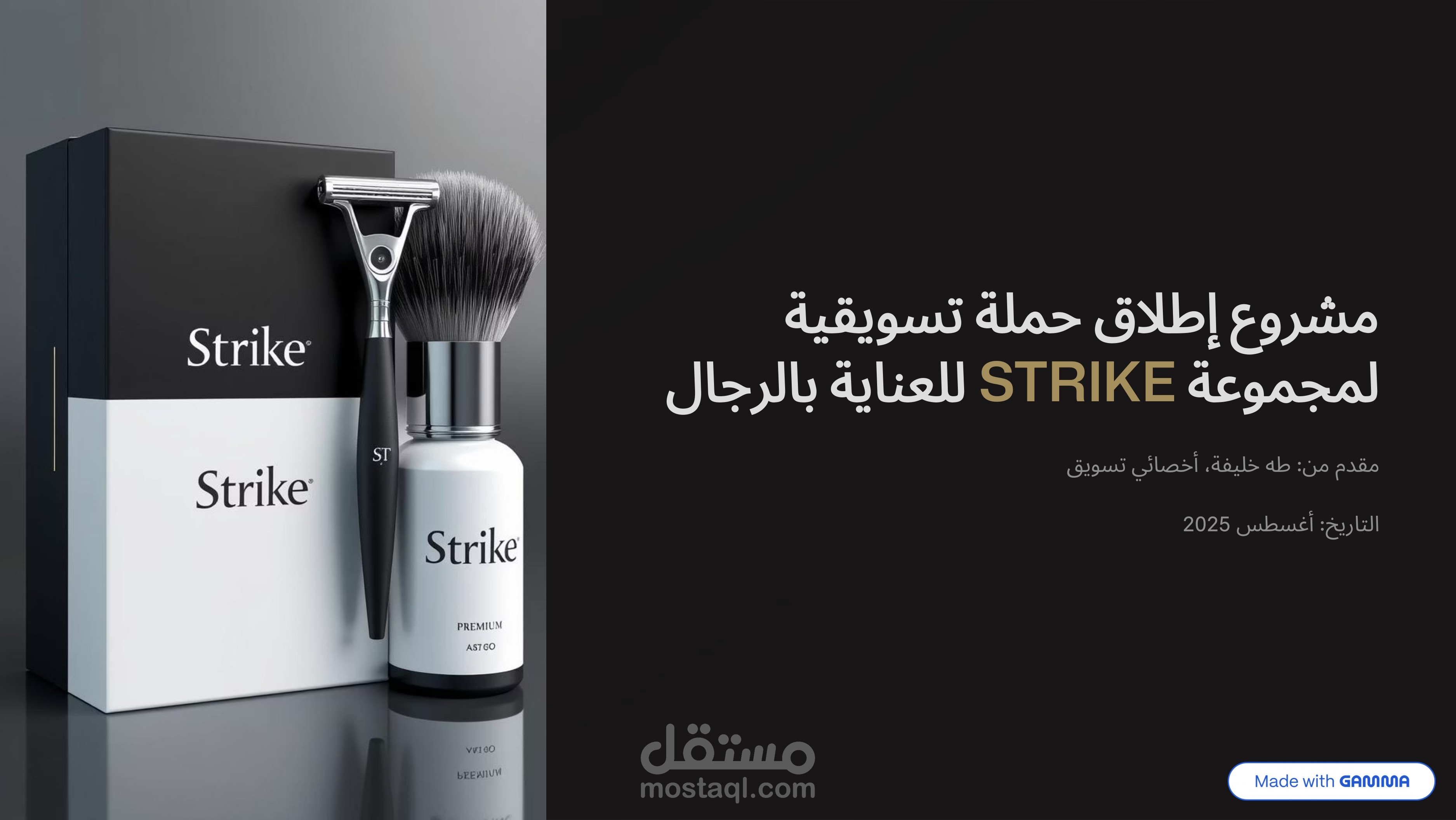 Practical Marketing Strategy Project for STRIKE