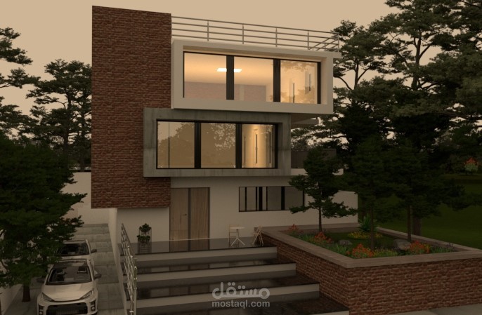 تصميم واجهة منزل
