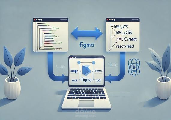 برمجة واجهات Figma إلى كود احترافي ومتجاوب بالكامل
