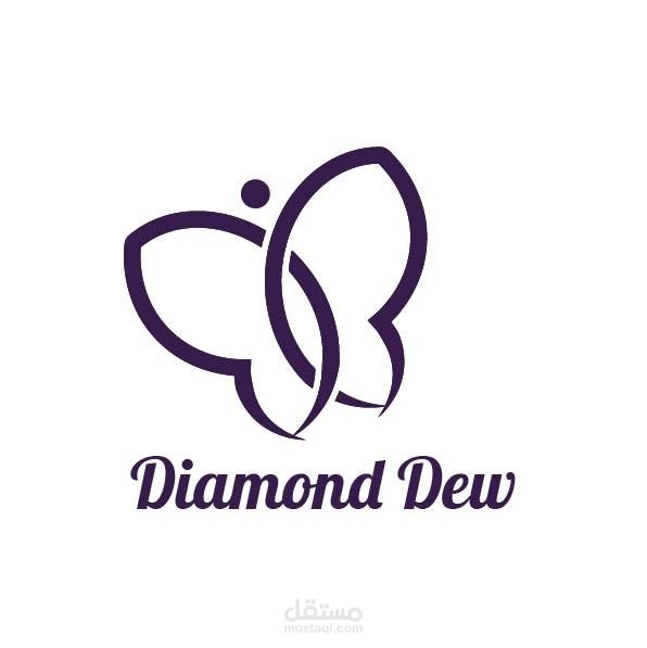 شعار من نوع Lettermark لشركة منتجات عناية بالبشرة ومستحضرات تجميل للبنات