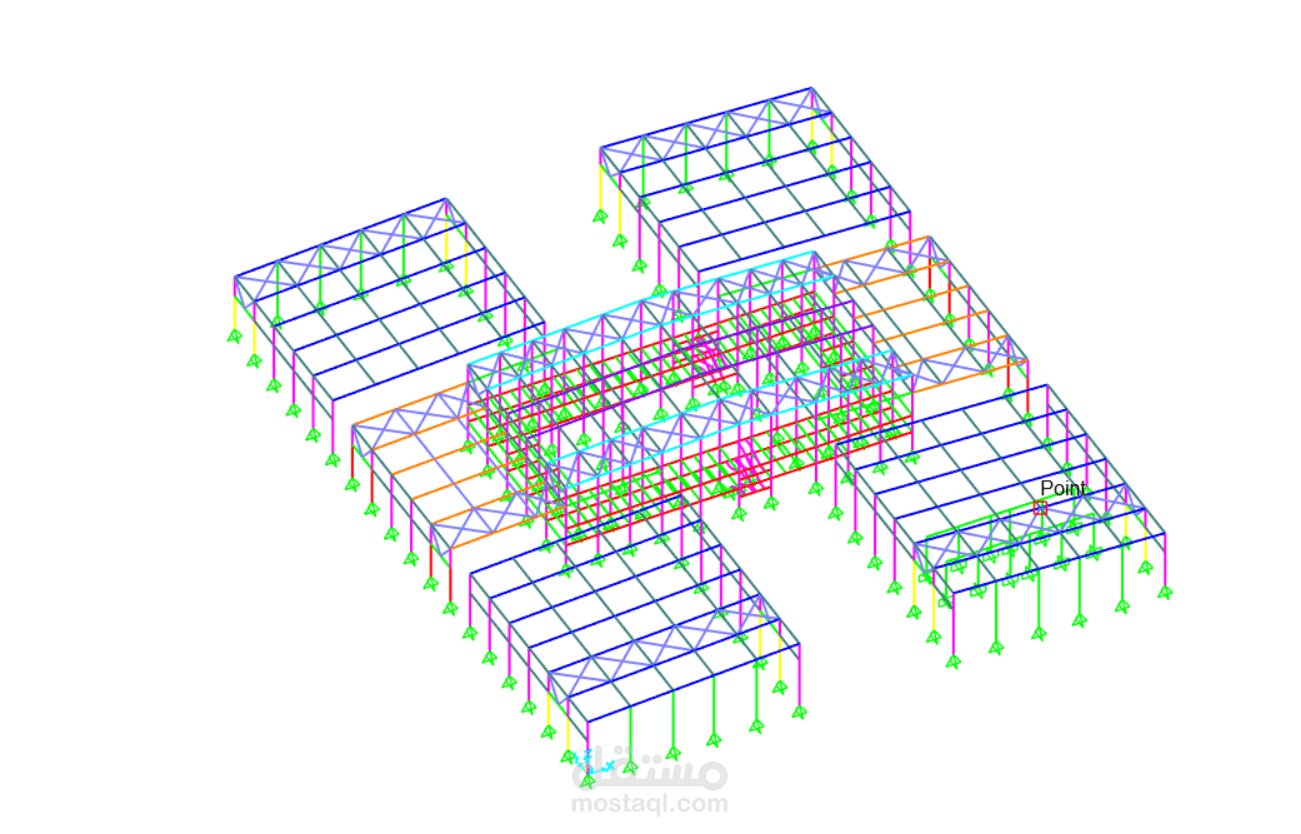 تصميم انشائى للمنشأت المعدنية