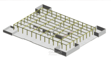 تصميم سقف معدنى