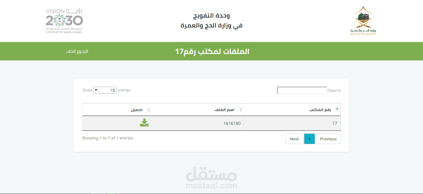 تفويج للحج