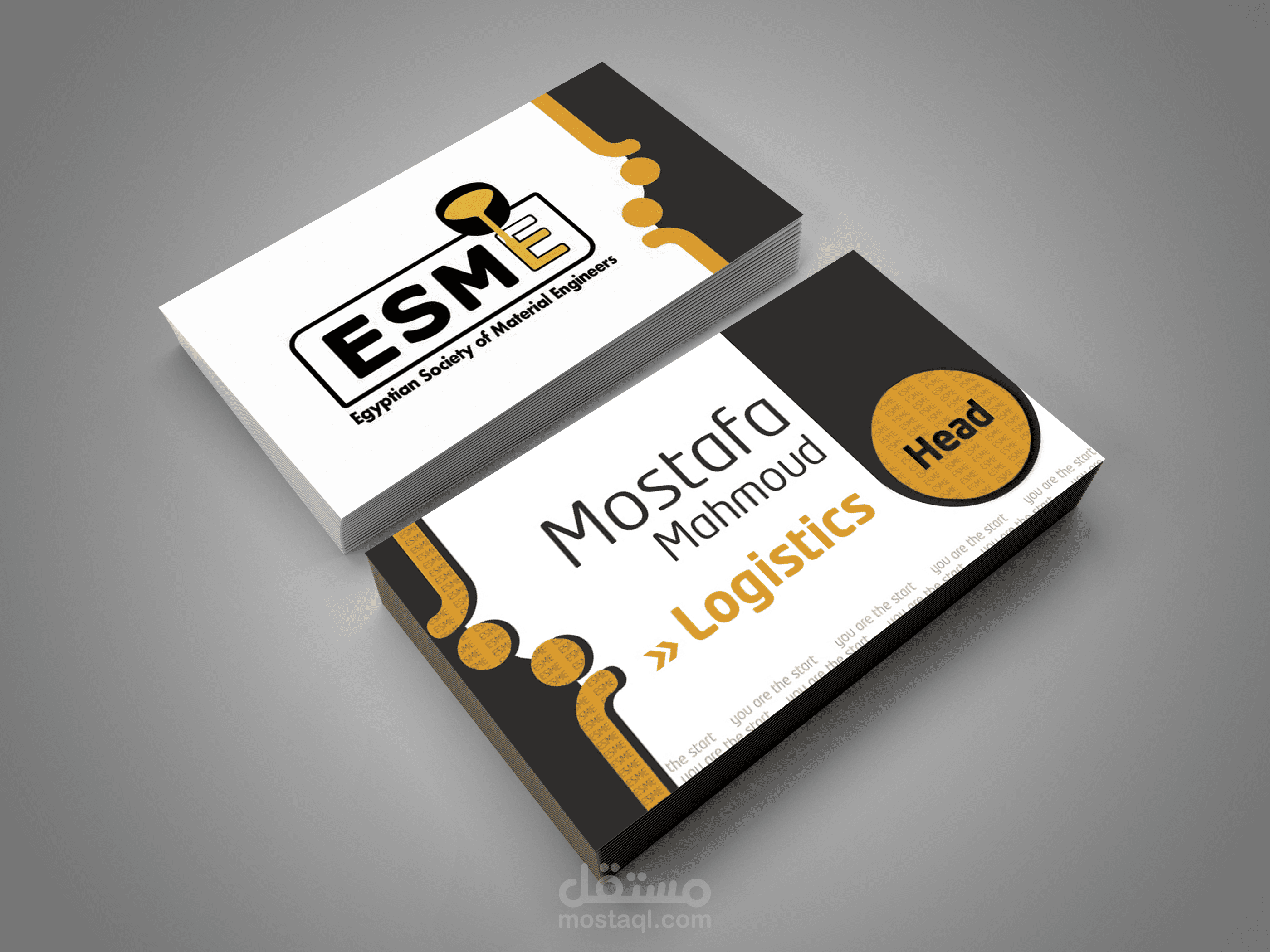 اعمالي في تصميم الكروت الشخصية|business card