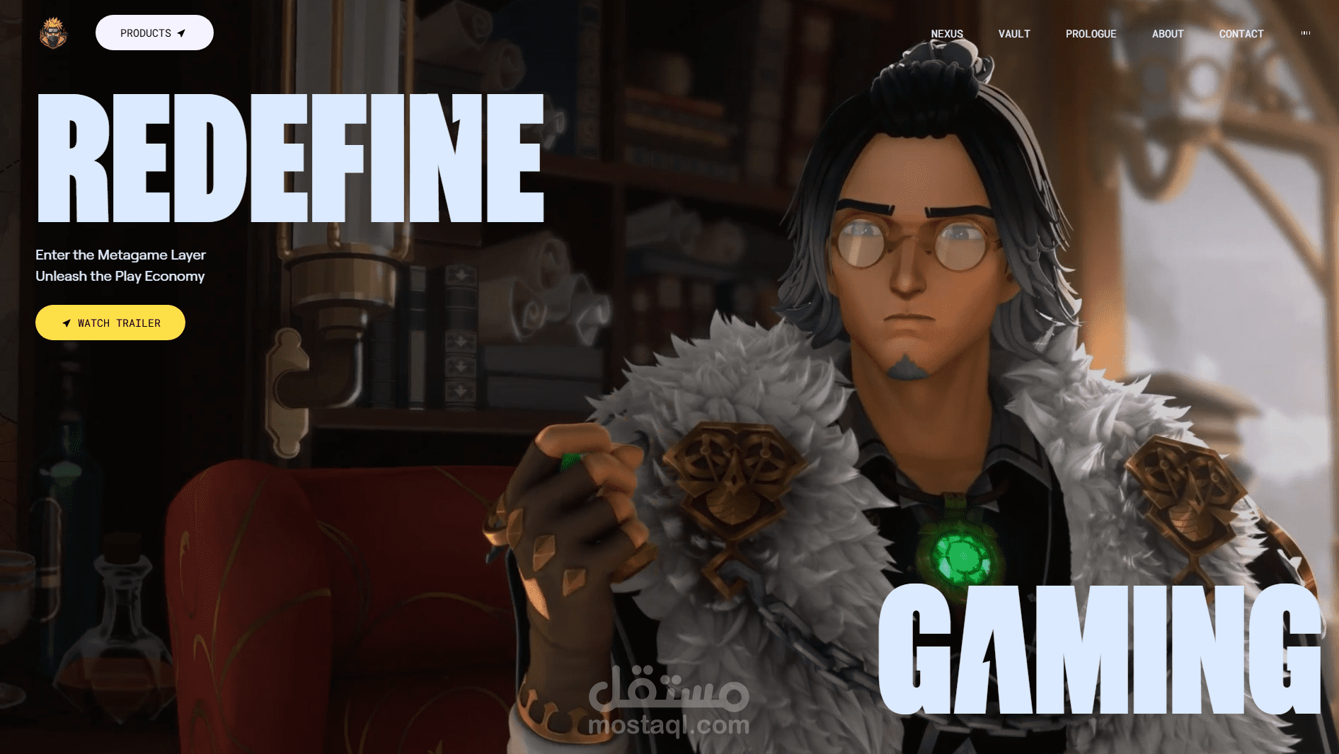 صفحة هبوط احترافية للعبة إلكترونية | Gaming Landing Page
