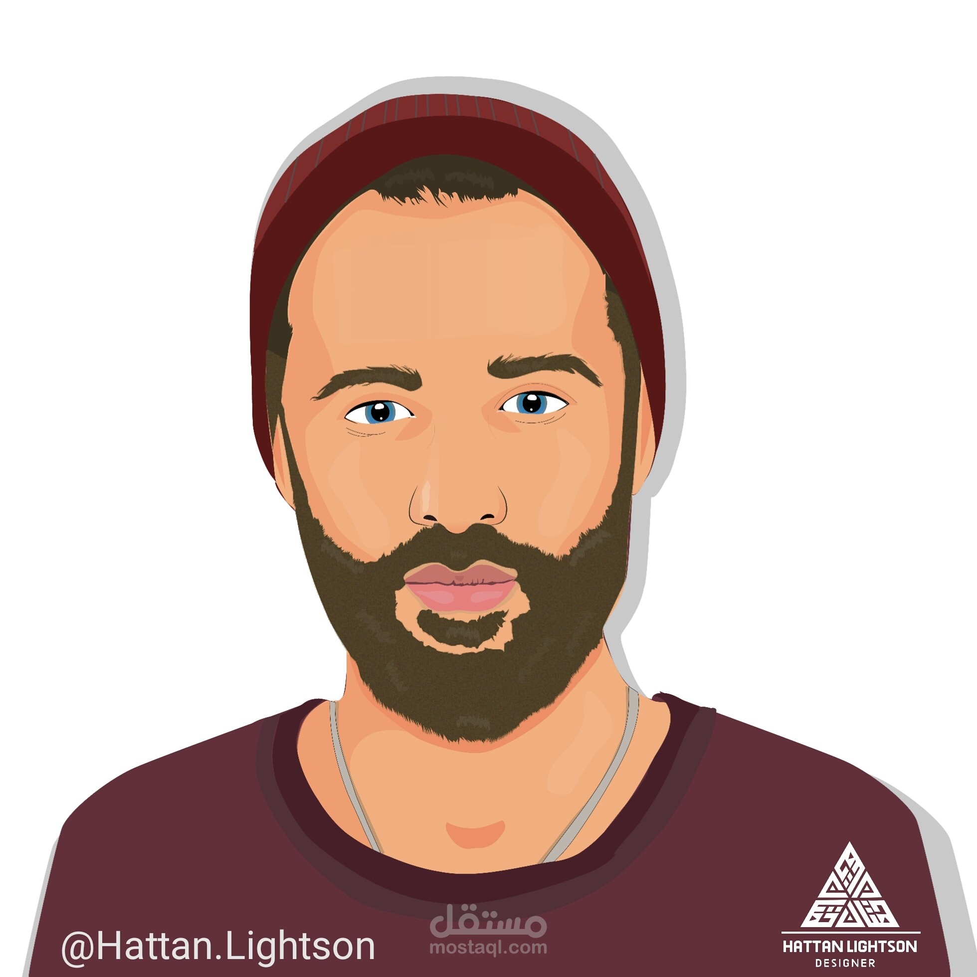 رسك كرتوني فلات