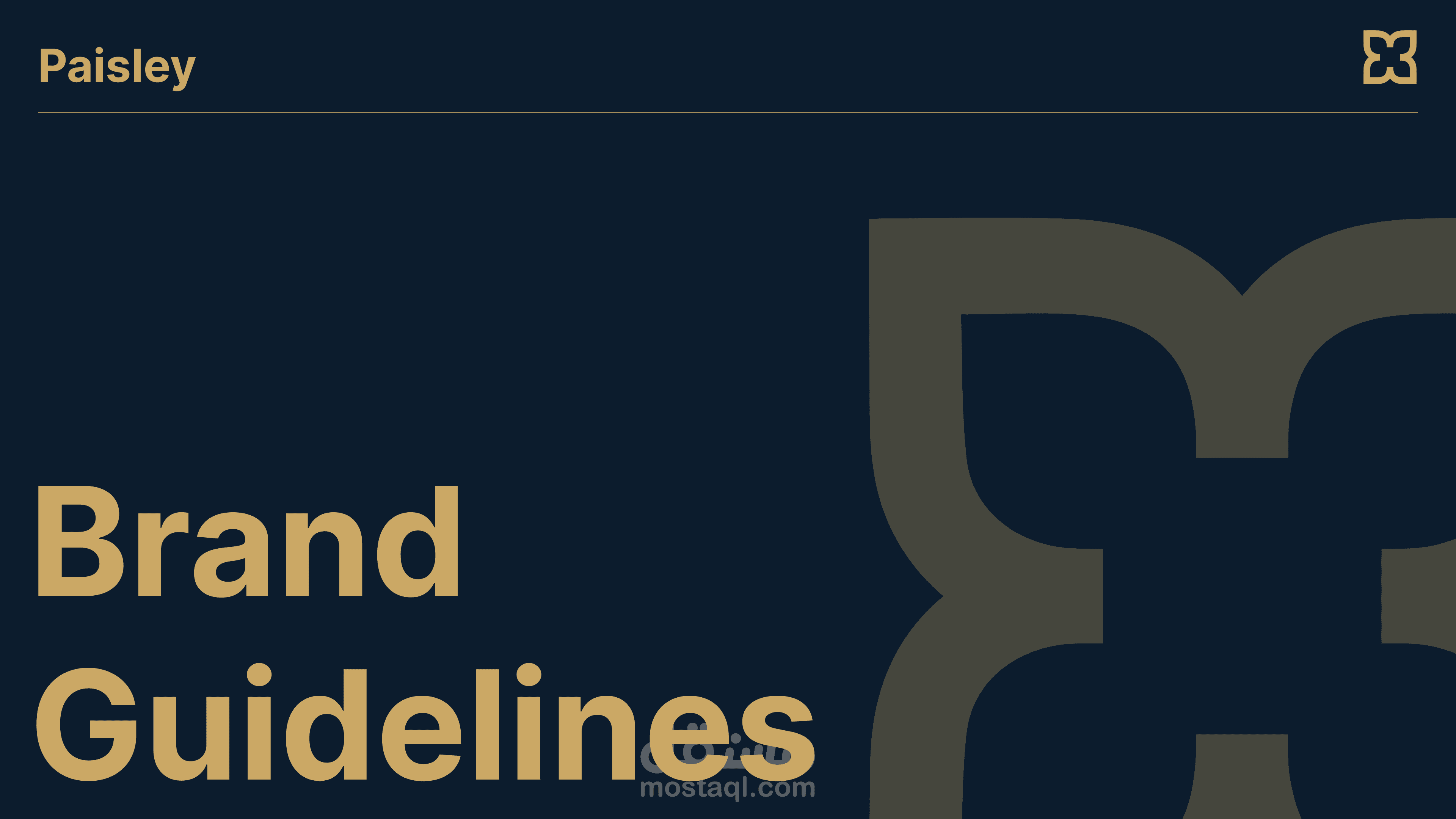 Brand Book - Paisley (Clothing Brand)