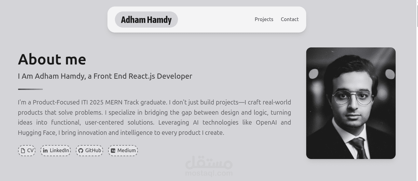 React Portfolio