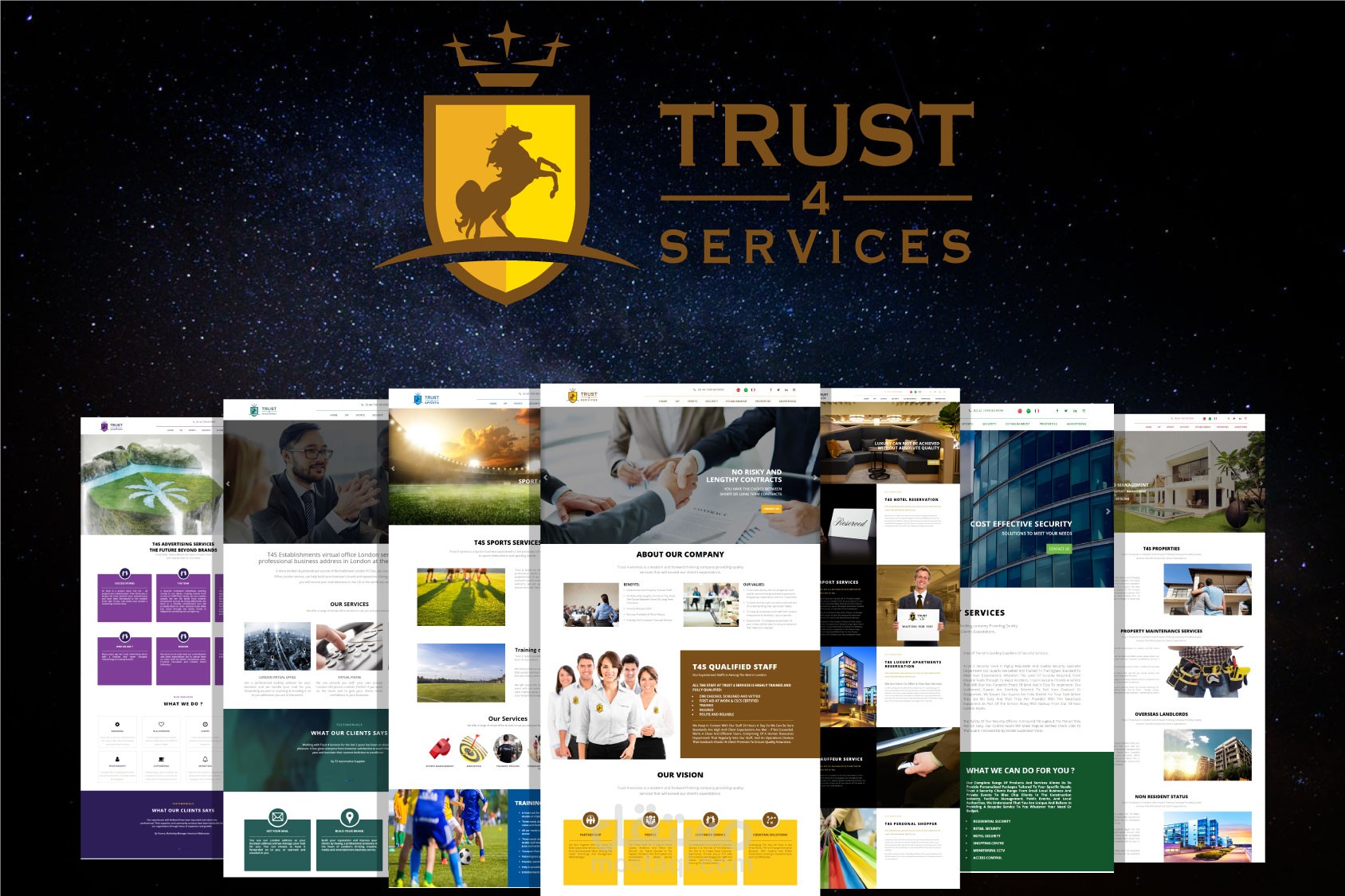 موقع شركة Trust 4 Services لخدمة الافراد